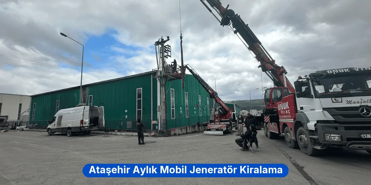 Ataşehir Aylık Mobil Jeneratör Kiralama