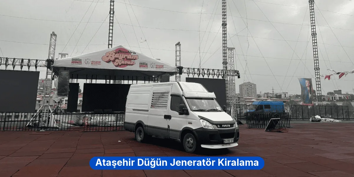 Ataşehir Düğün Jeneratör Kiralama